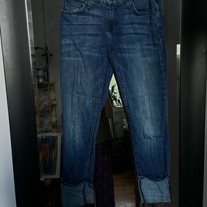 Current/Elliott Dark Blue Denim Jeans